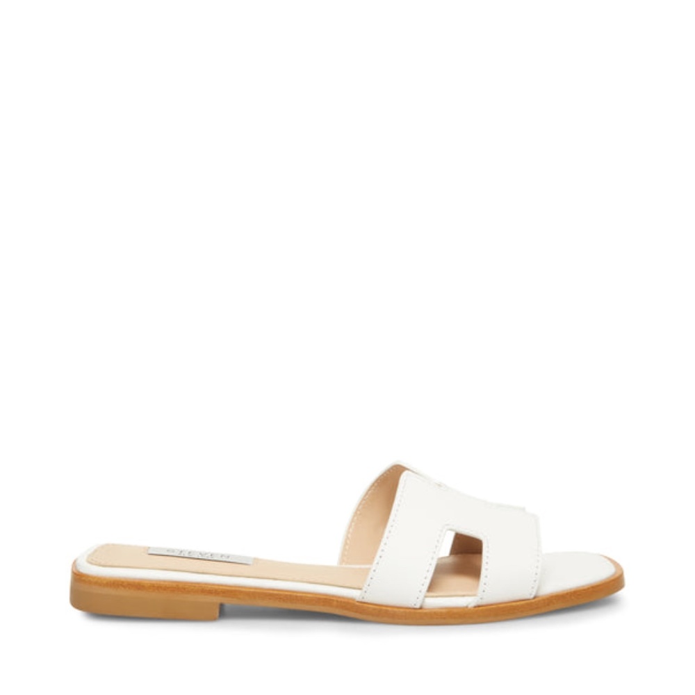 White Steve Madden Hawthorne Sandals
